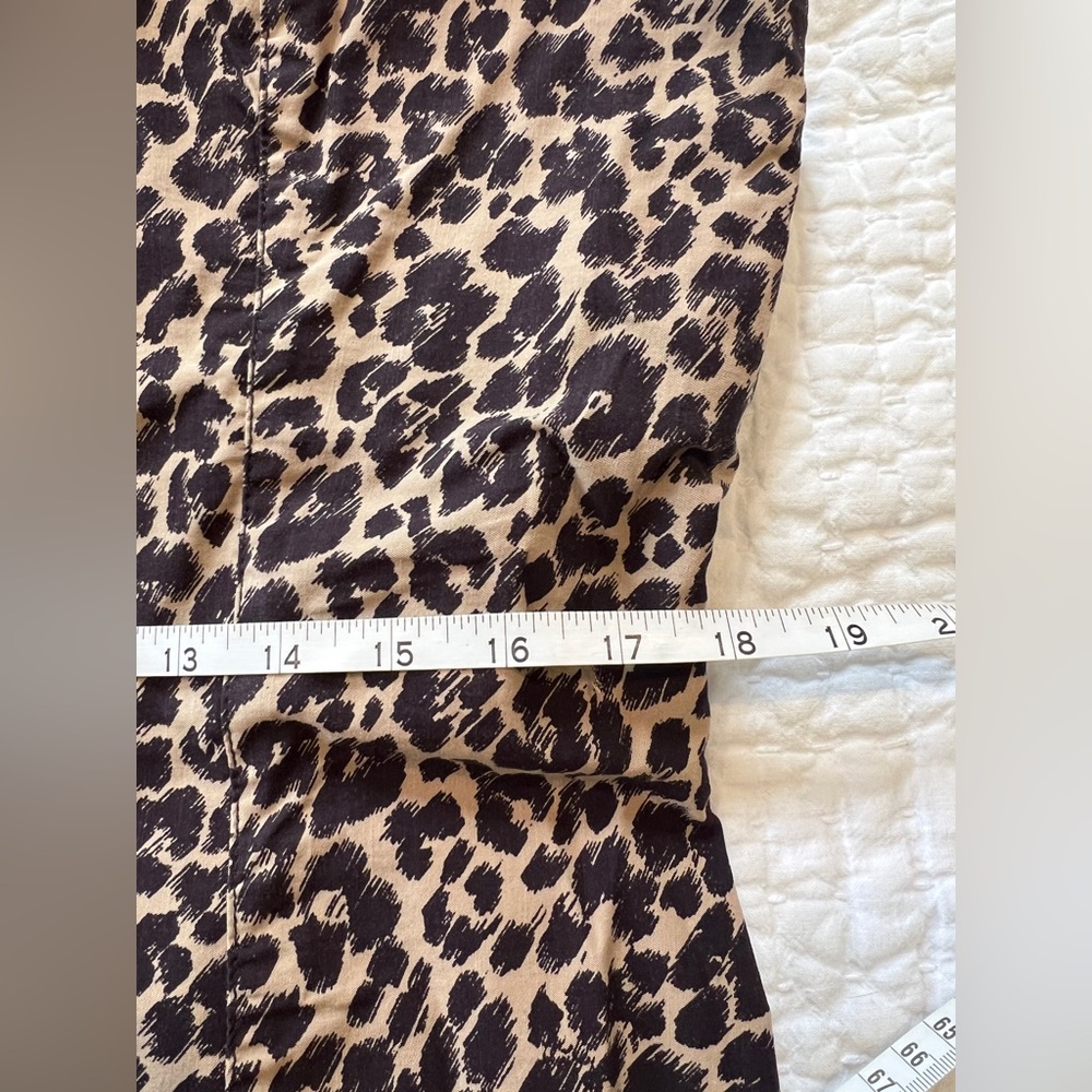 Leopard Print Midi Dress - Brown - Picture 8 of 9